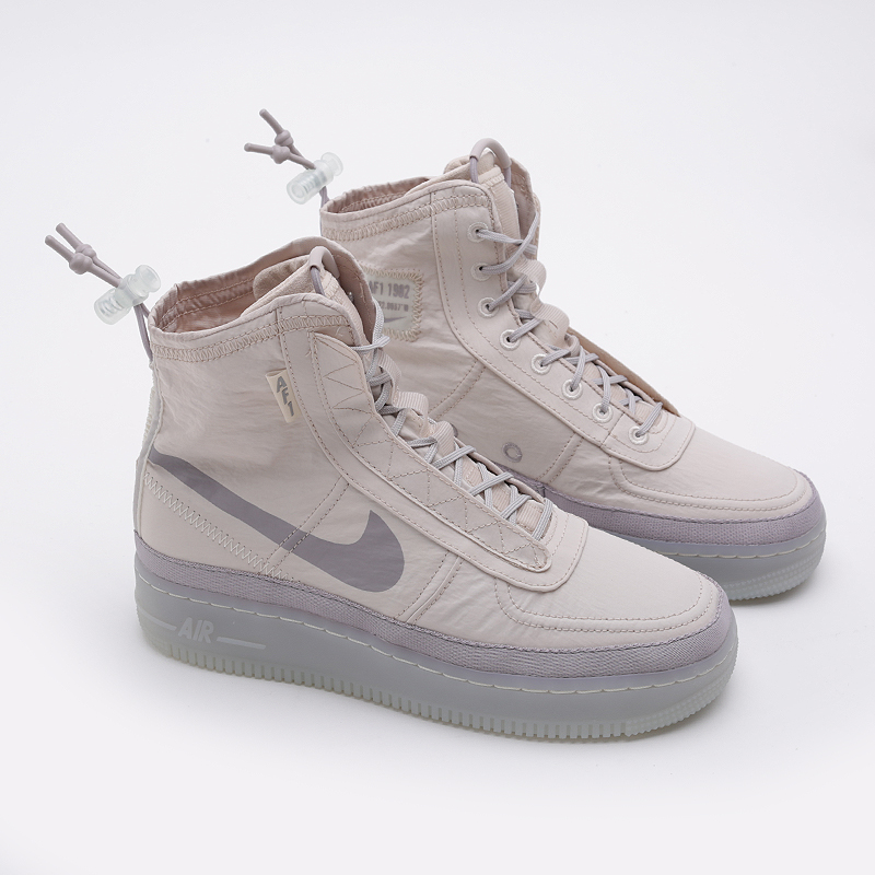 женские бежевые кроссовки Nike WMNS Air Force 1 Shell BQ6096-002 - цена, описание, фото 2
